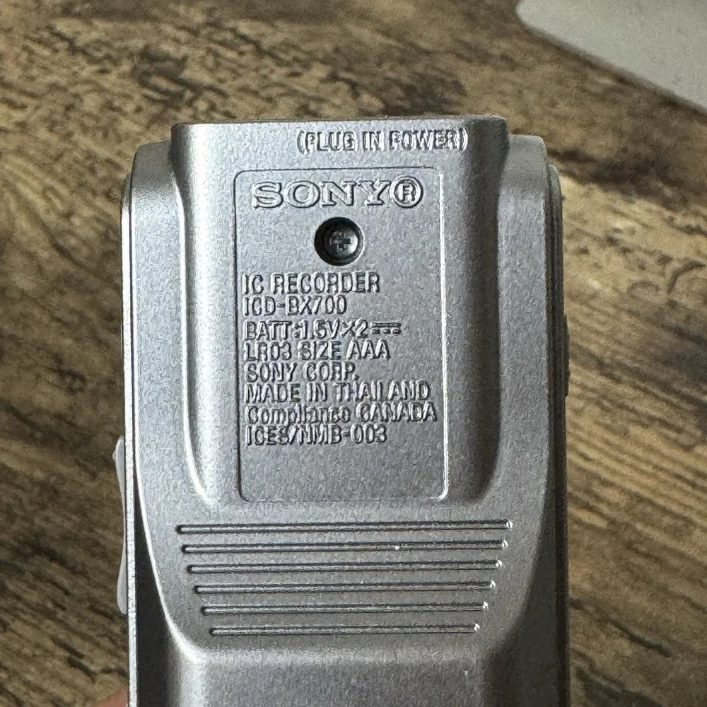 Sony ICD-BX700 Digital Voice Recorder Tested IC Recorder Tested Working
